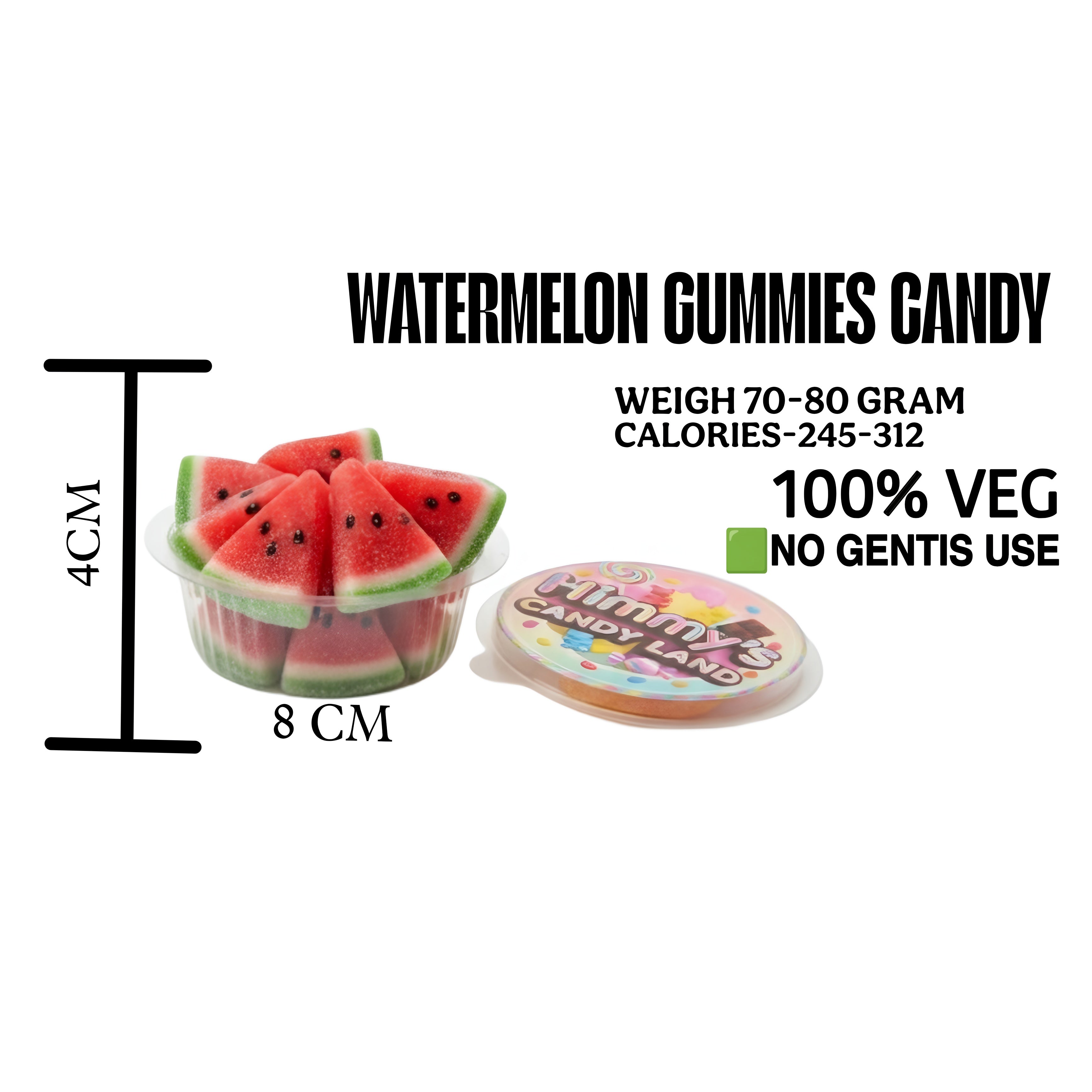 WATERMELON GUMMIES CANDY 🍉🍭